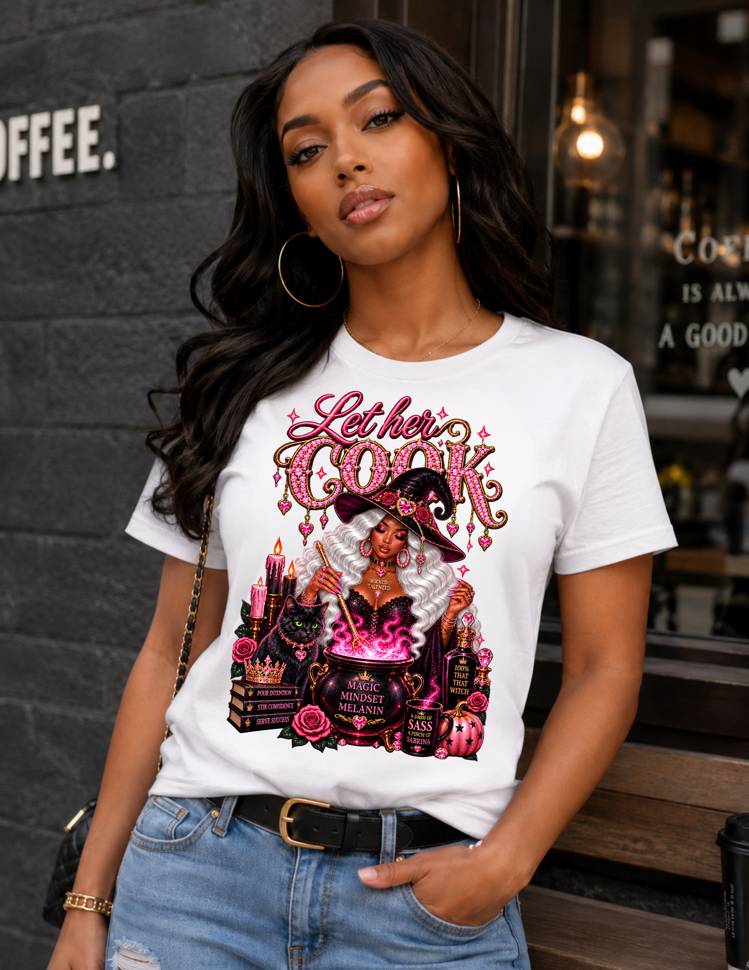 Let Her Cook T-Shirt — Magic Vibes